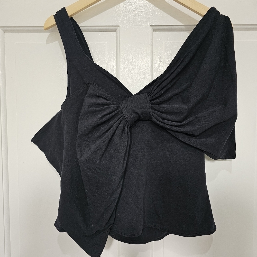 Free People Tied Up Top In Black Size M - Picture 3 of 9